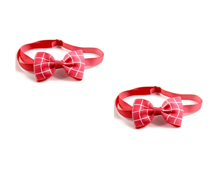 Plaid Pet Tie Cat DogAccessories