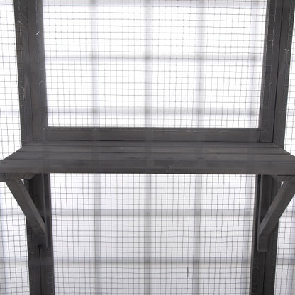 Oversized Cat Cage - Grey