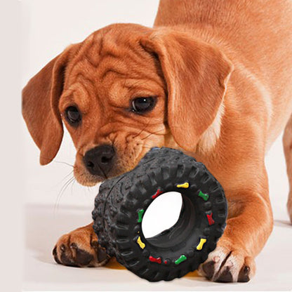 Small Tire Pet Squeaker Dog Toys