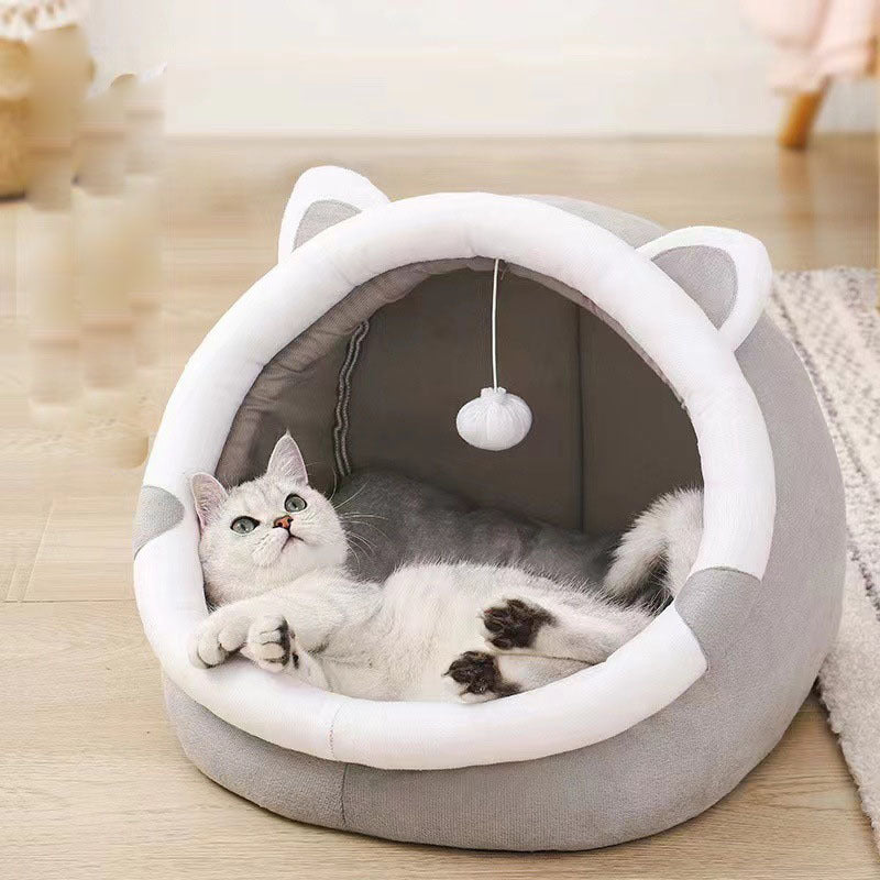 Cushion Cat Cave Bed