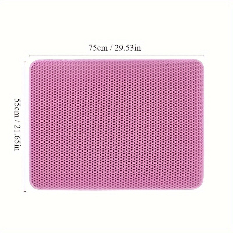 Double Layer Waterproof Cat Litter Trapping Mat
