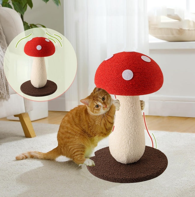 Large Mushroom Scratch Post