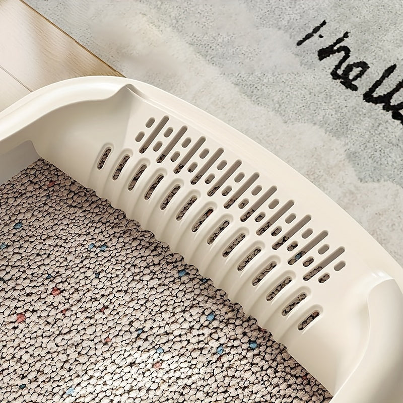 Extra-Large Semi-Enclosed Cat Litter Box