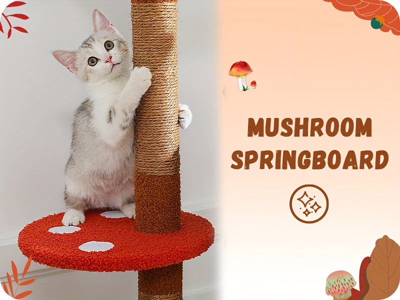 3 Hammocks Floor to Ceiling Cat Tree