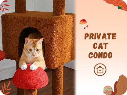 3 Hammocks Floor to Ceiling Cat Tree