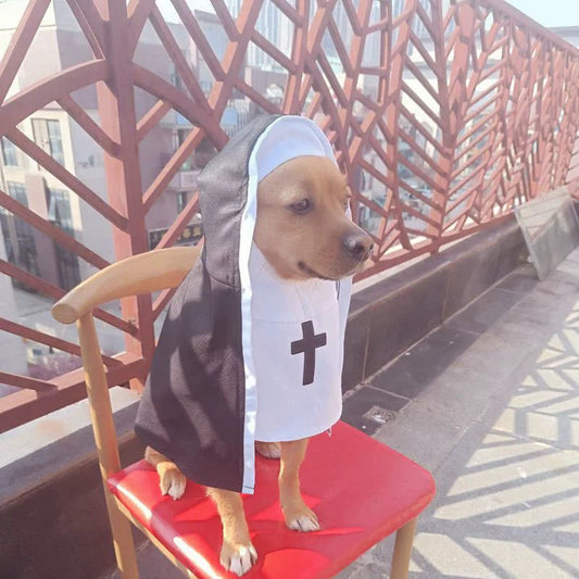 Nun Pet Costume