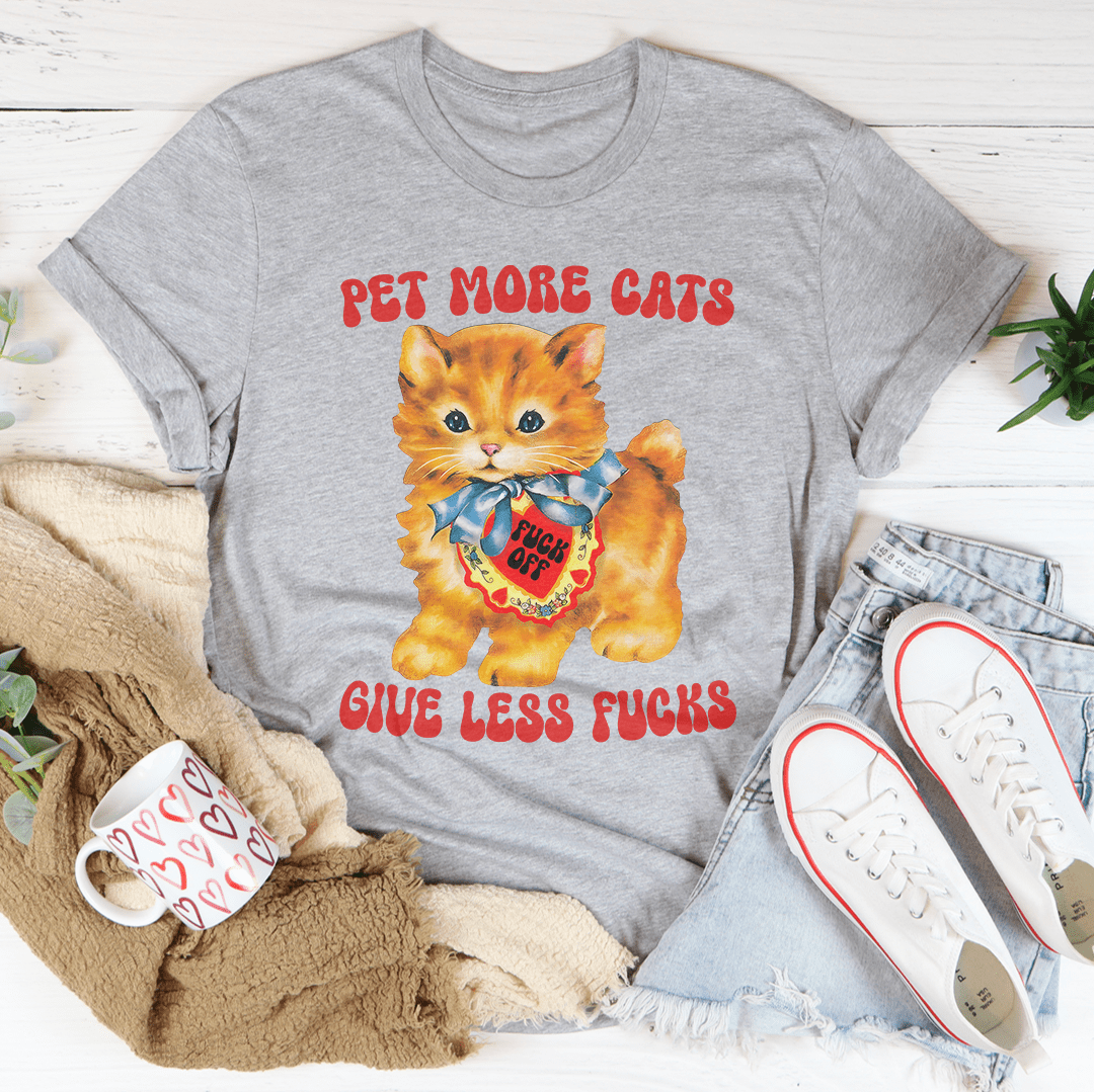 Pet More Cats Tee