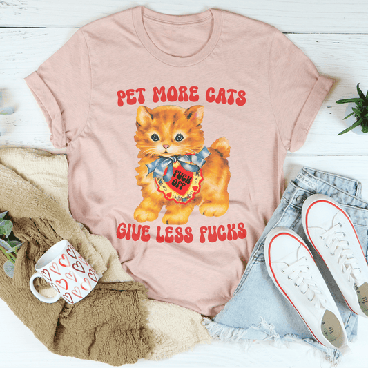 Pet More Cats Tee